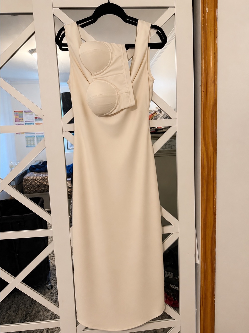 Michael Costello X Kylen Midi Dress Ivory REVOLVE - Picture 2 of 9